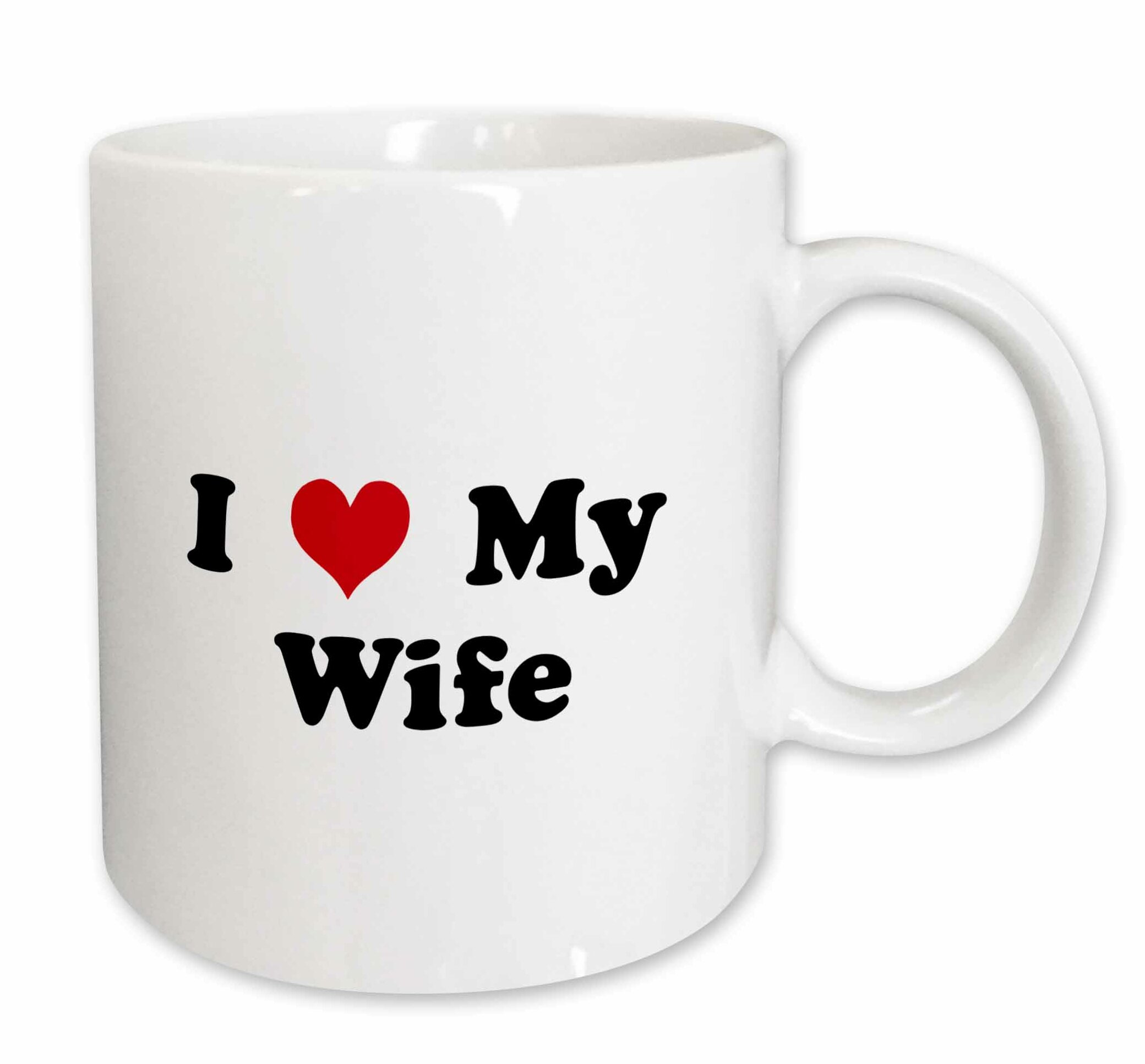 i love my wife mug