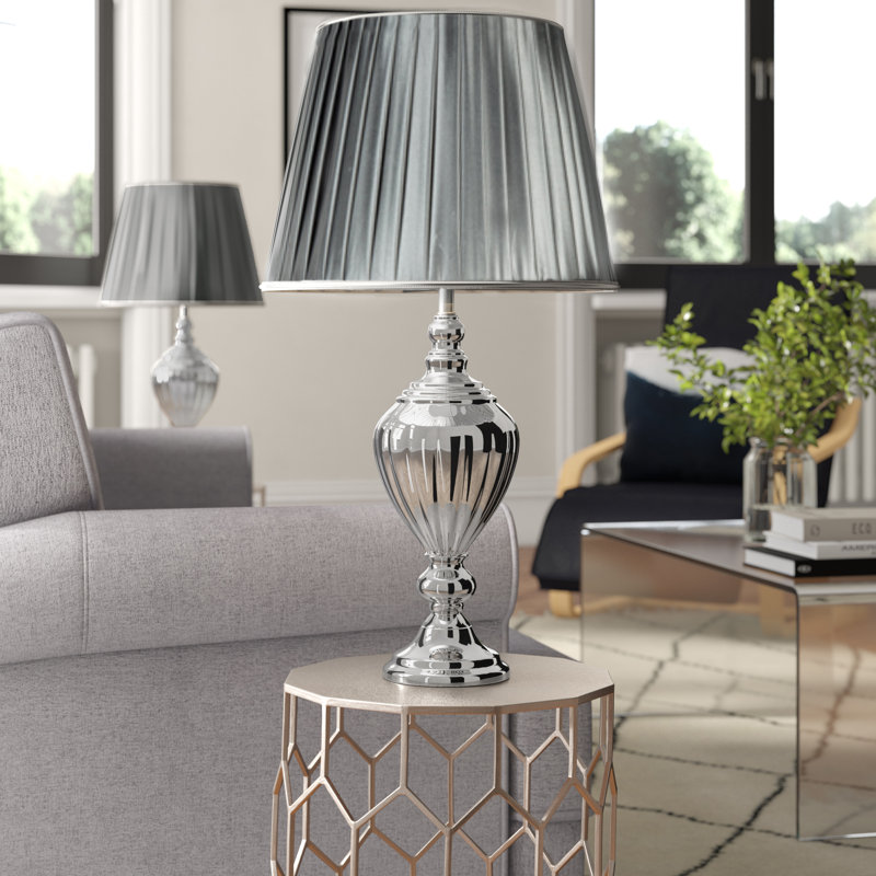 pewter table lamps uk