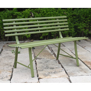 2-Sitzer Gartenbank aus Metall von M Furniture