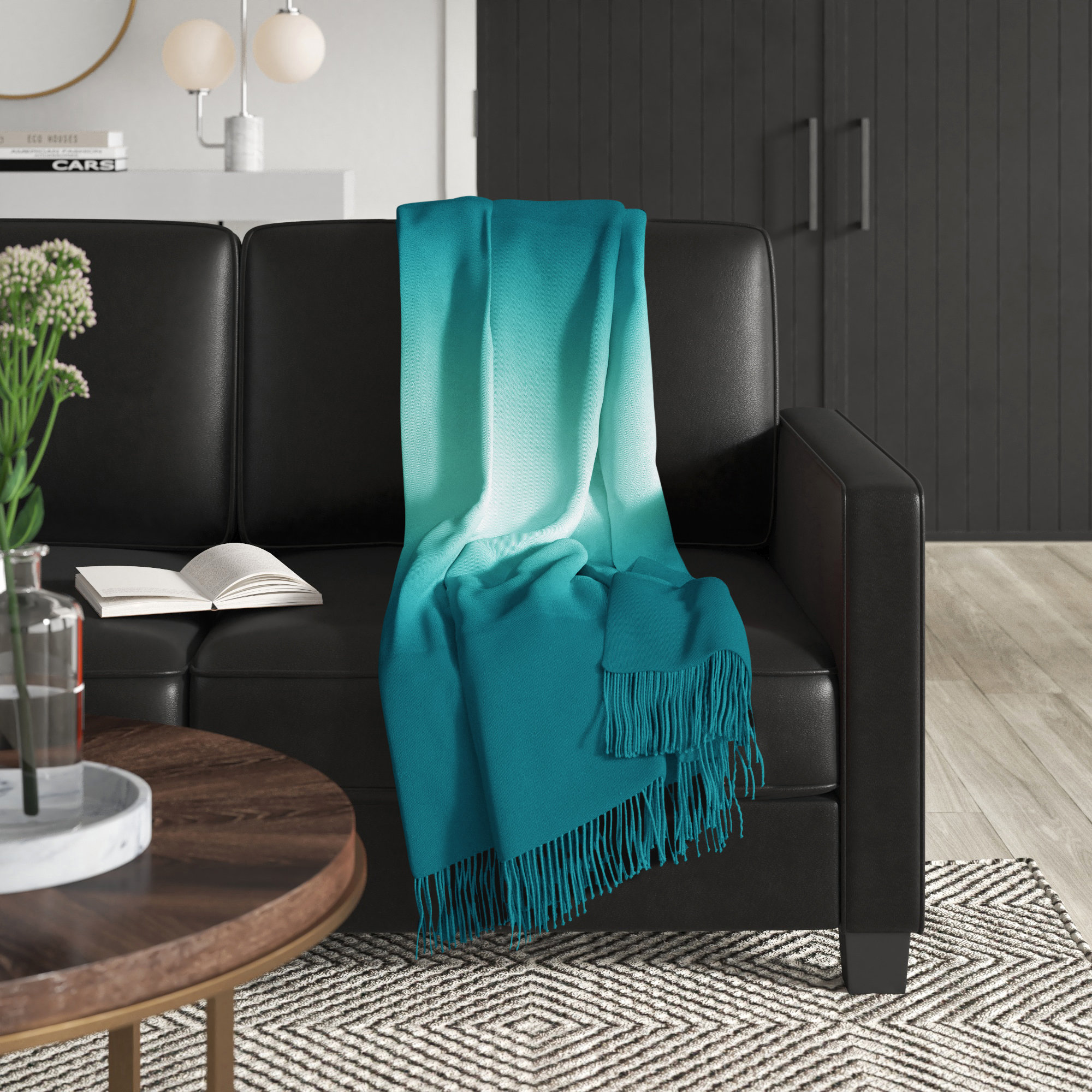 ombre throw