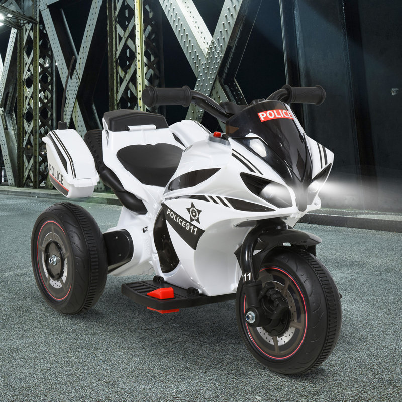 kids electric police motorcycle