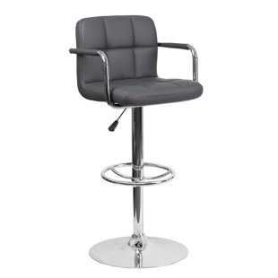 Go to store & view more images Orren Ellis Eamor Adjustable Height Swivel Bar Stool