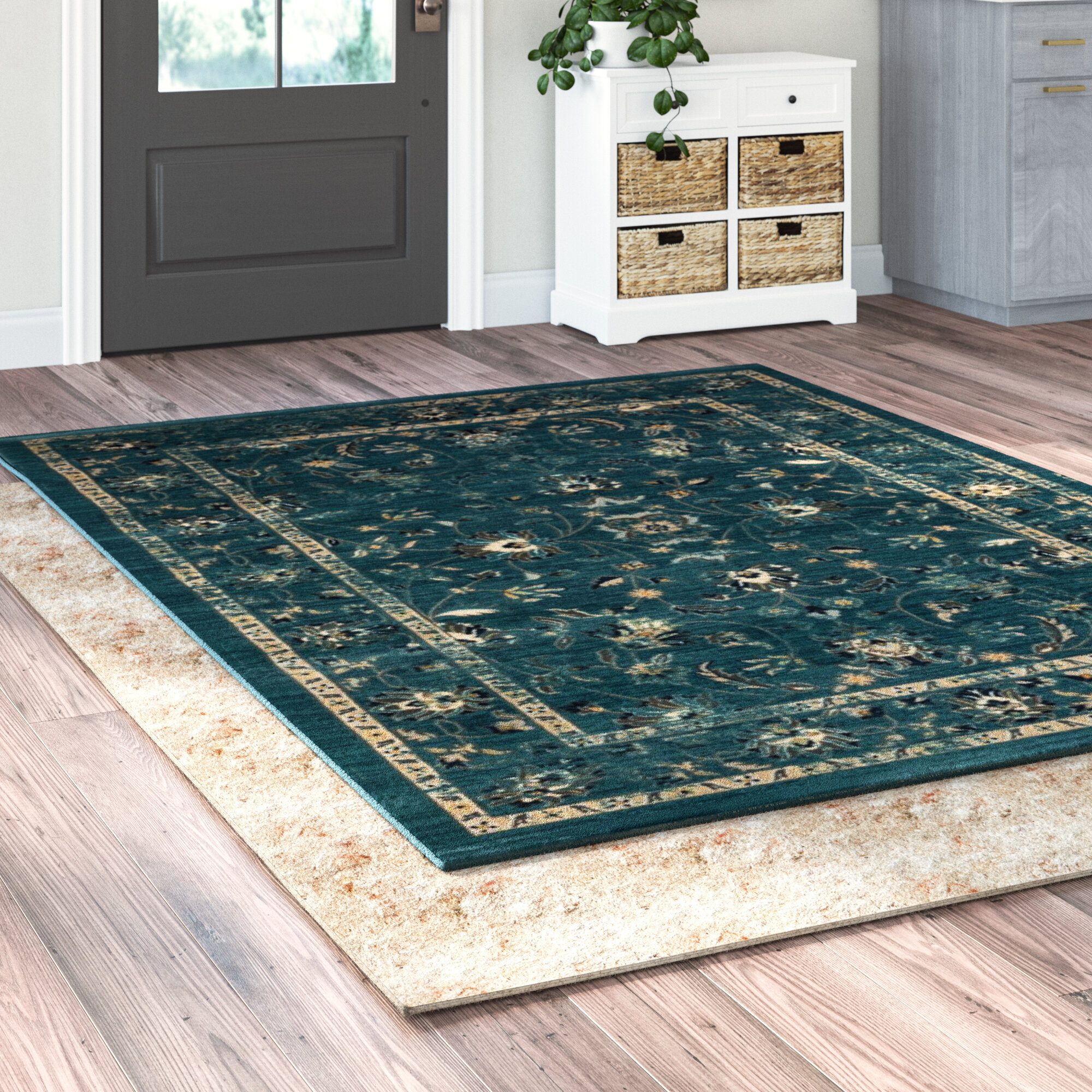 Area Rugs Runners Pads Home Decor Non Slip Runner Rug Pad 2 X 8