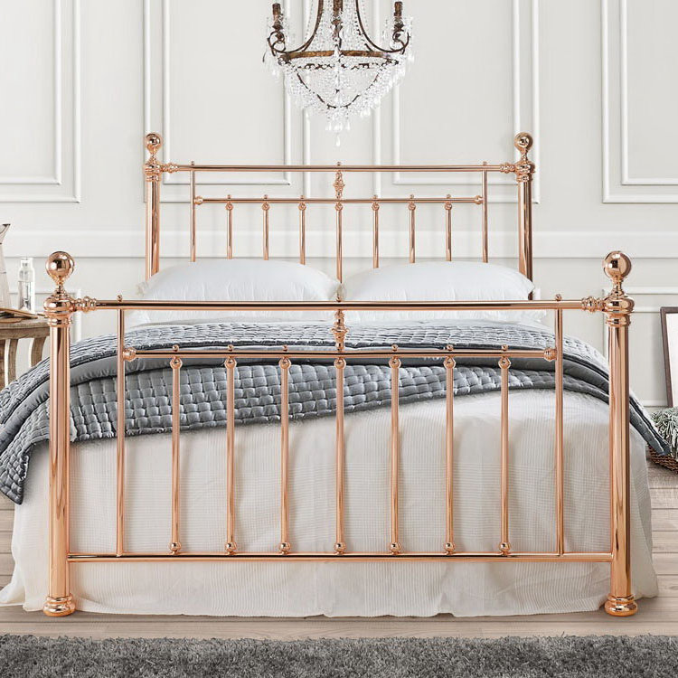 Fairmont Park Alexander Rose Gold Bed Frame & Reviews | Wayfair.co.uk