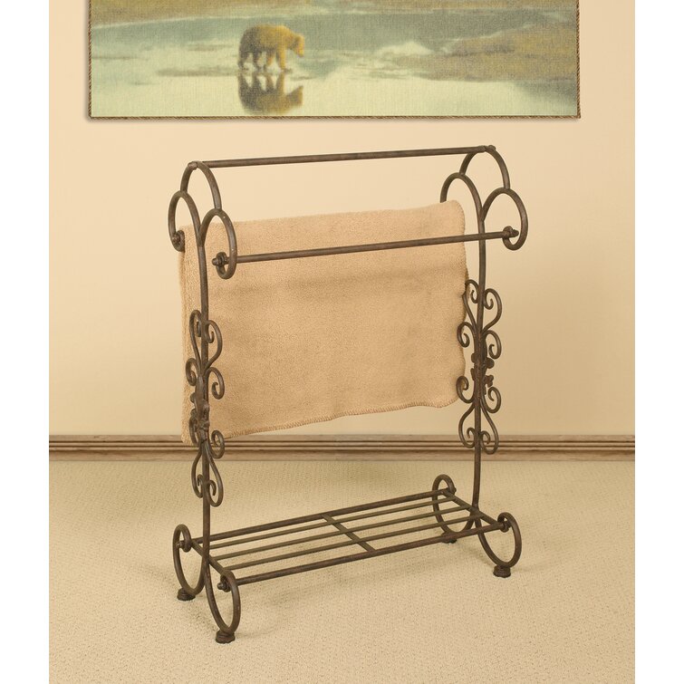 Fleur De Lis Living Traditional Metal Quilt Rack & Reviews | Wayfair