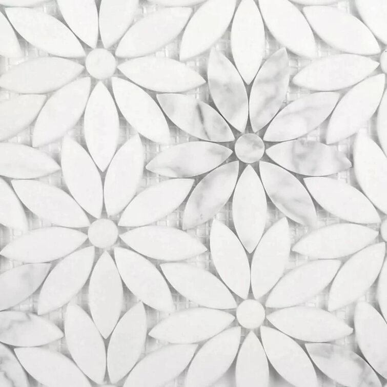 12" x 12" Marble Mosaic Wall & Floor Tile