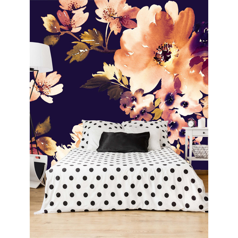 House Of Hampton Carlson Removable Vintage Watercolor Floral 8 33 L X 100 W Peel And Stick Wallpaper Roll Wayfair Wiki researchers have been writing reviews of the latest peel and stick whimsical floral removable wallpaper if you like bold, elaborate designs on your walls, check out this selection from urban outfitters, which features. wayfair