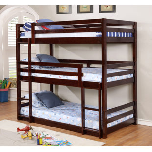 Watts Twin Over Twin Triple Bunk Bed by