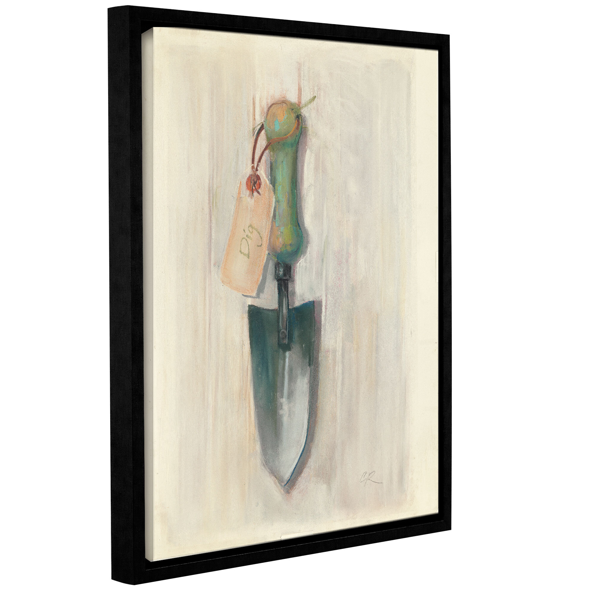 Rosalind Wheeler Trowel Painting on Canvas Wayfair