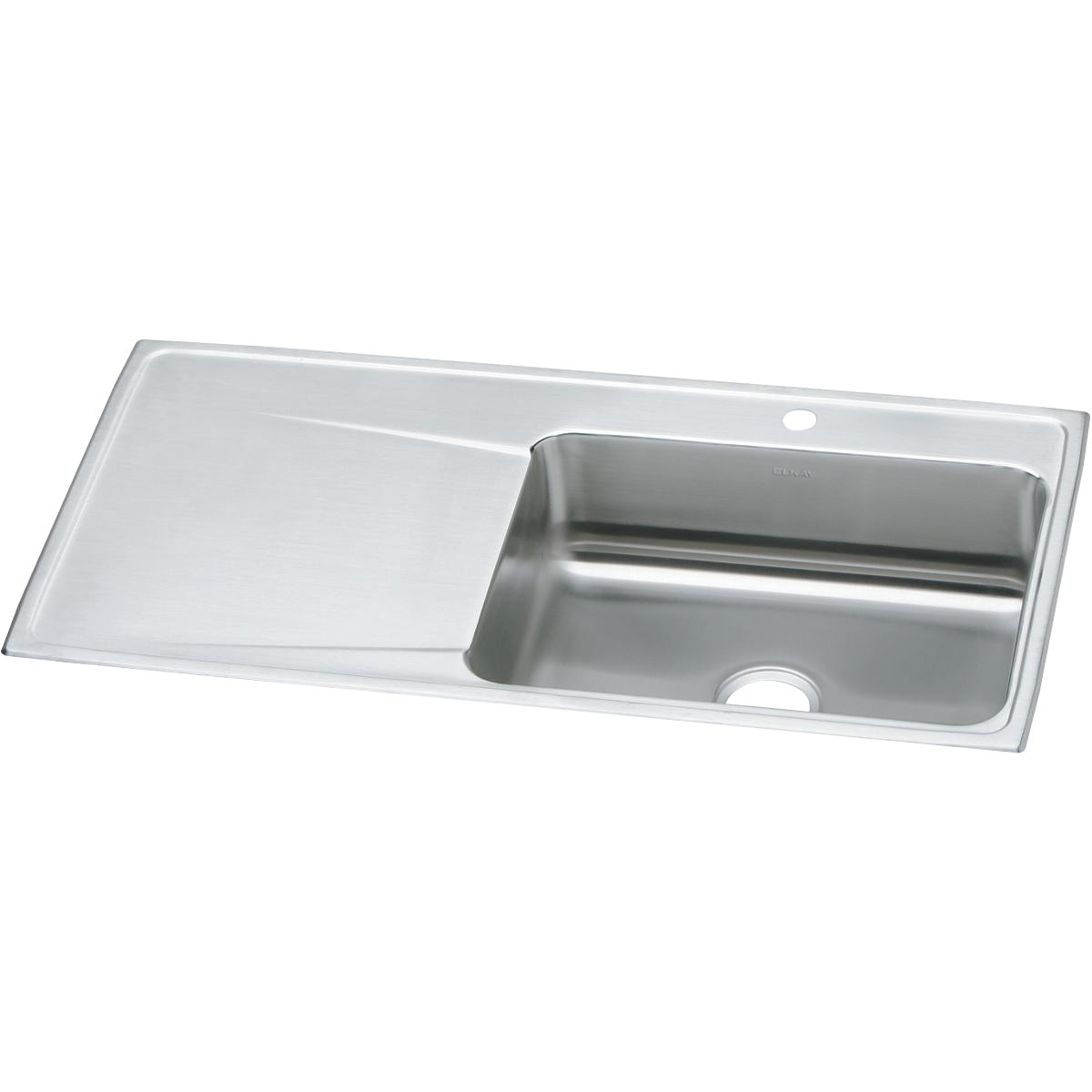 Elkay DRKR2522R4 Lustertone Classic Single Bowl Drop-in Stainless Steel Classroom Sink Elkay DRKR2522R4 Lustertone Classic Single Bowl Drop-in Stainless Steel Classroom Sink