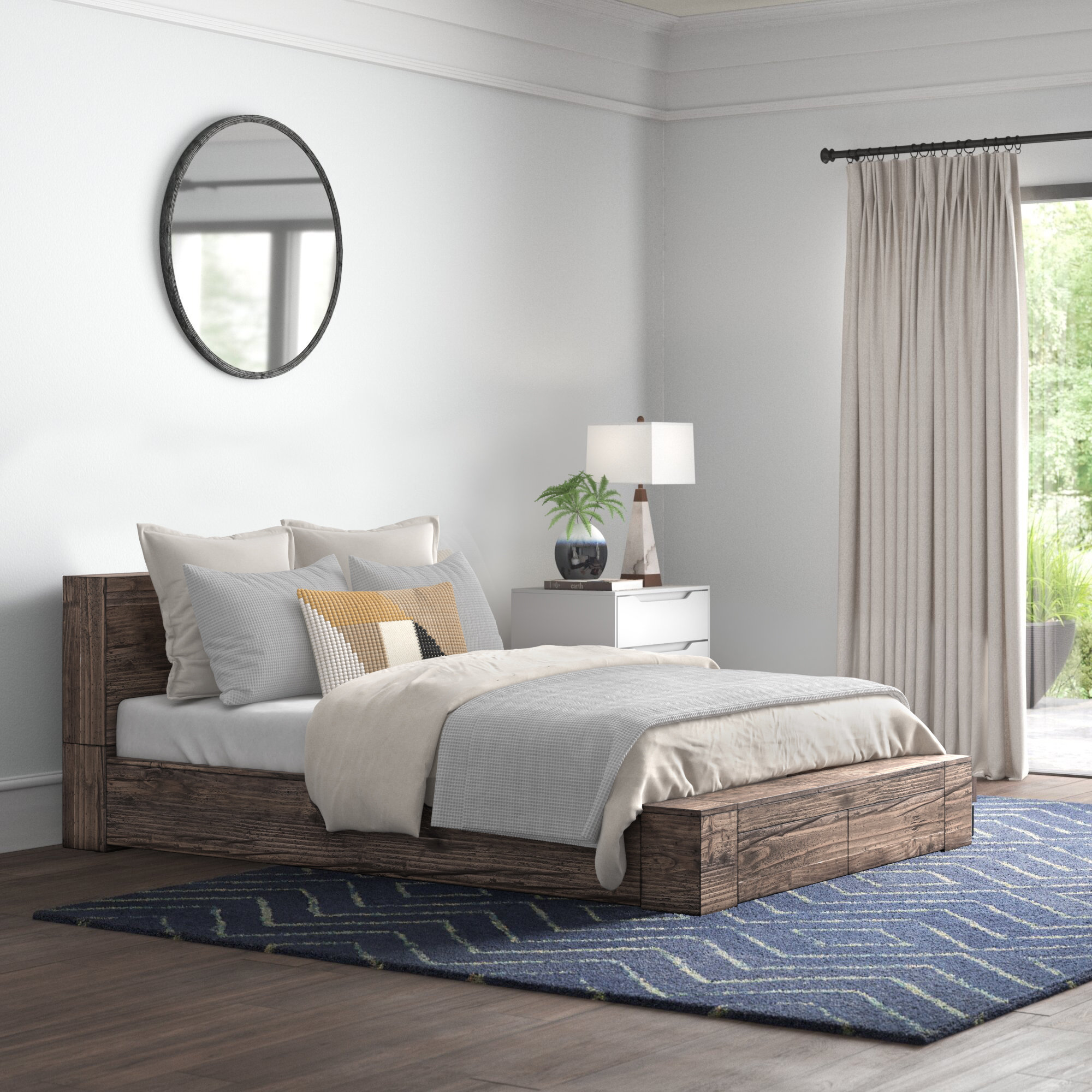 Mercury Row® Bernardino Solid Wood Storage Bed Wayfair