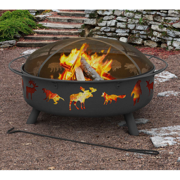 Landmann Super Sky Steel Wood Burning Fire Pit Reviews Wayfair