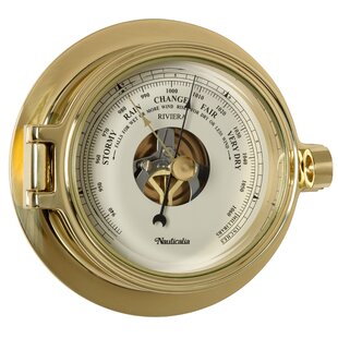 Brass Riviera Barometer By EUNauticalia