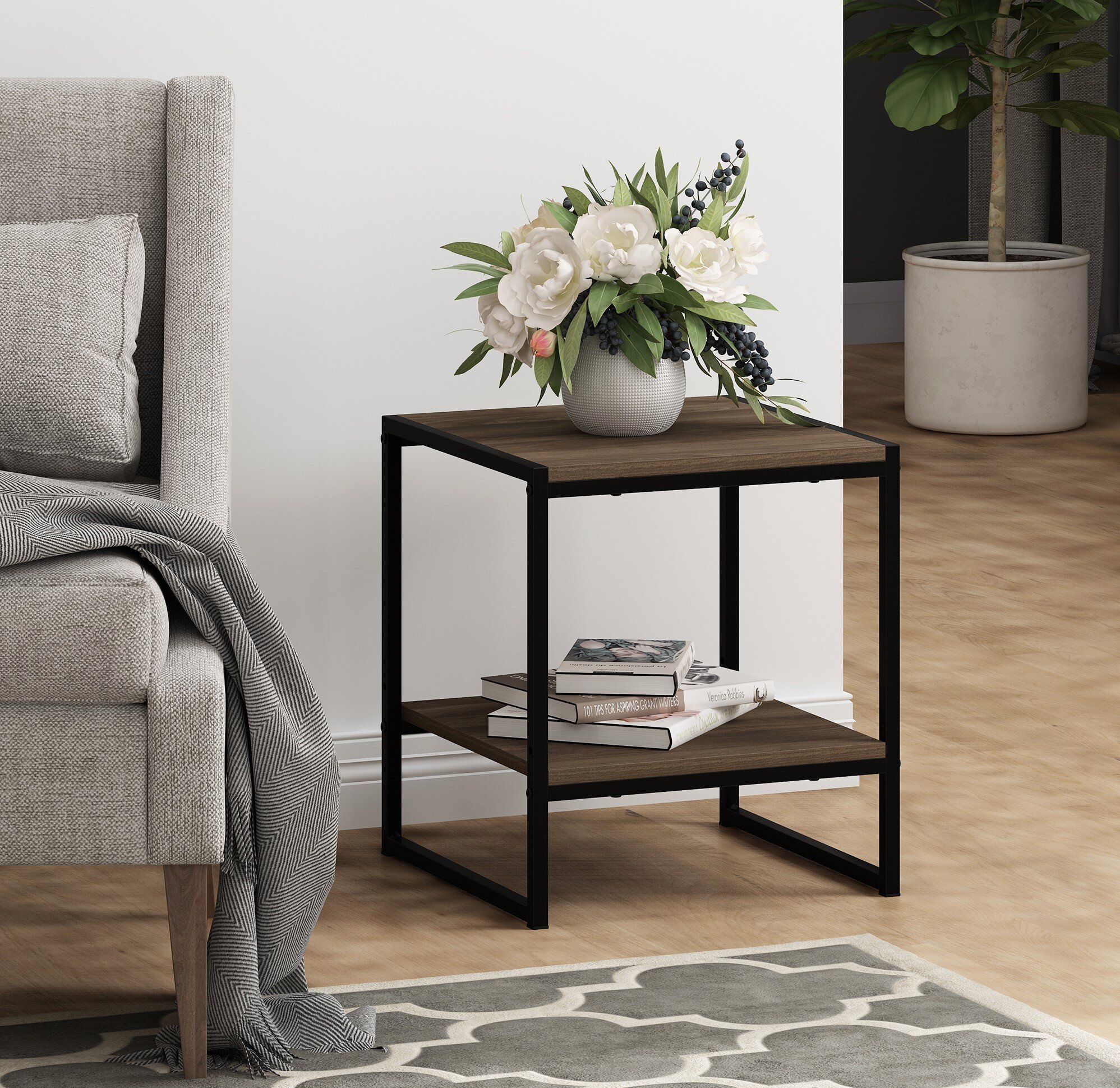 Brayden Studio® Schkyra 18'' Tall Sled End Table & Reviews | Wayfair