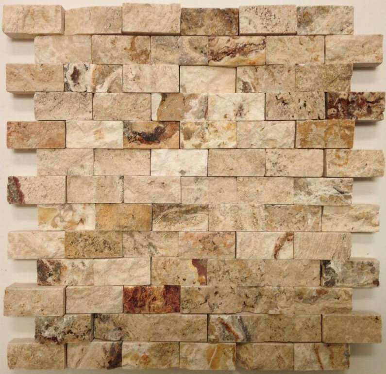 Cordelio 1 X 2 Travertine Splitface Tile In Leonardo Wayfair 1 X 2 Travertine Splitface Tile In Leonardo