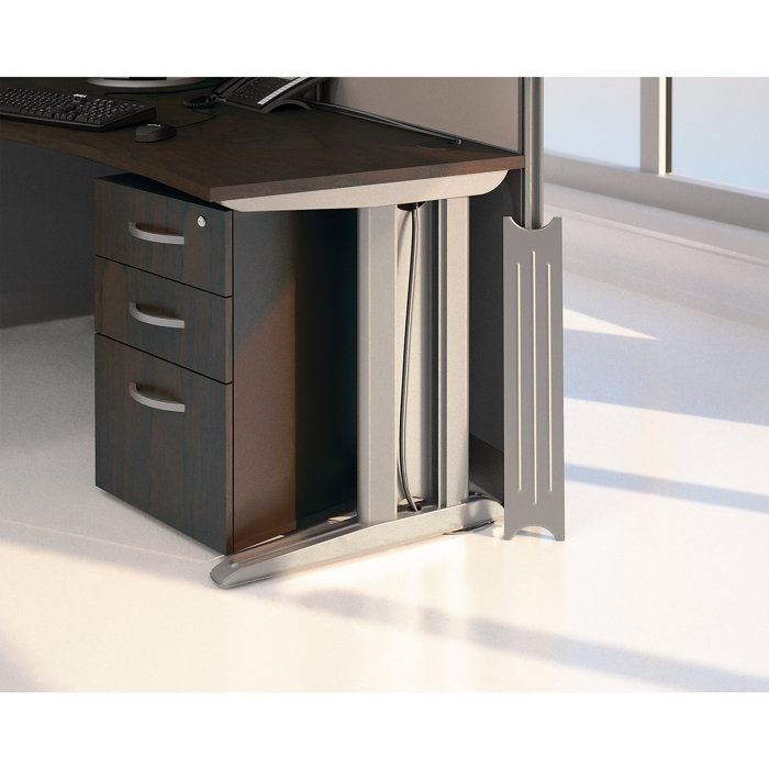 Bush Business Furniture Office In An Hour L Shaped Cubicle Office In An Hour L Shaped Cubicle Workstation