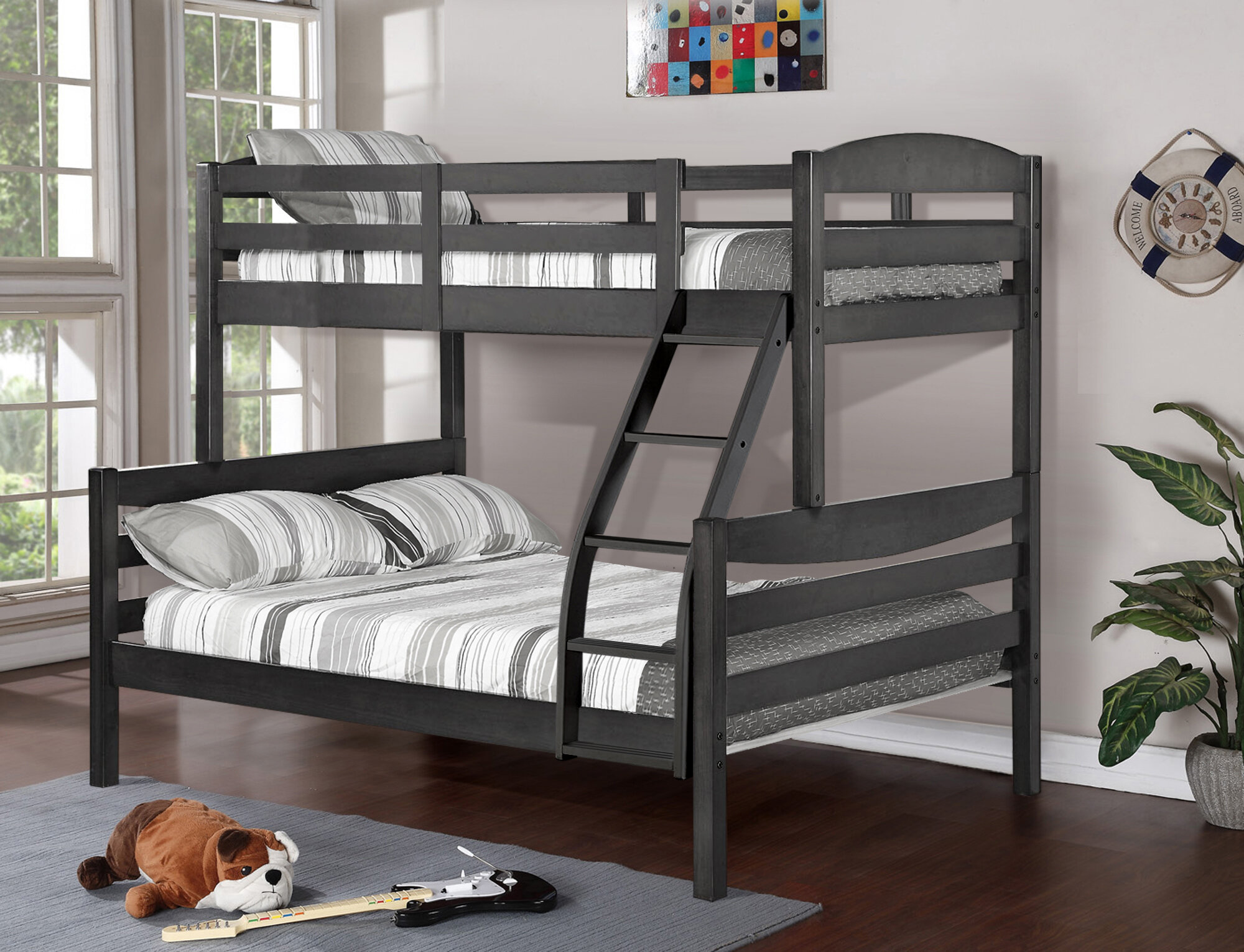 Harriet Bee Berinhard Twin Over Full Standard Bunk Bed by Harriet Bee ...