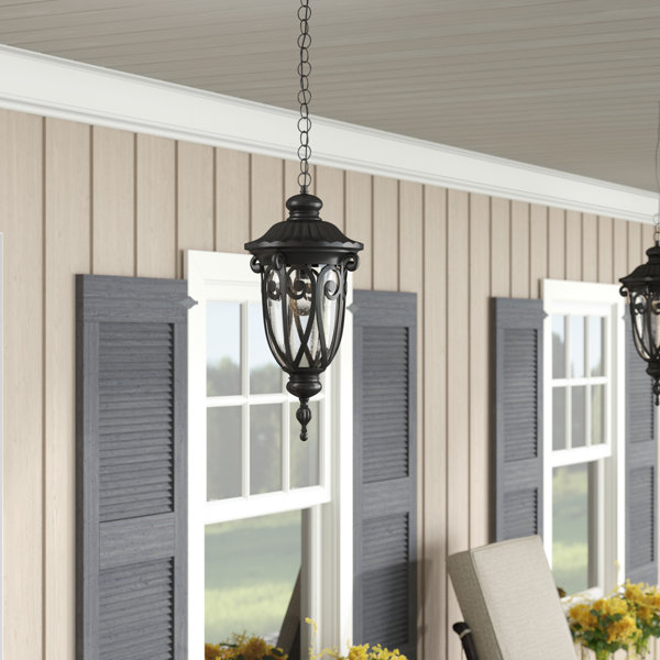 Astoria Grand Appalachian 1 Bulb 20 5 H Outdoor Hanging Lantern Reviews Wayfair