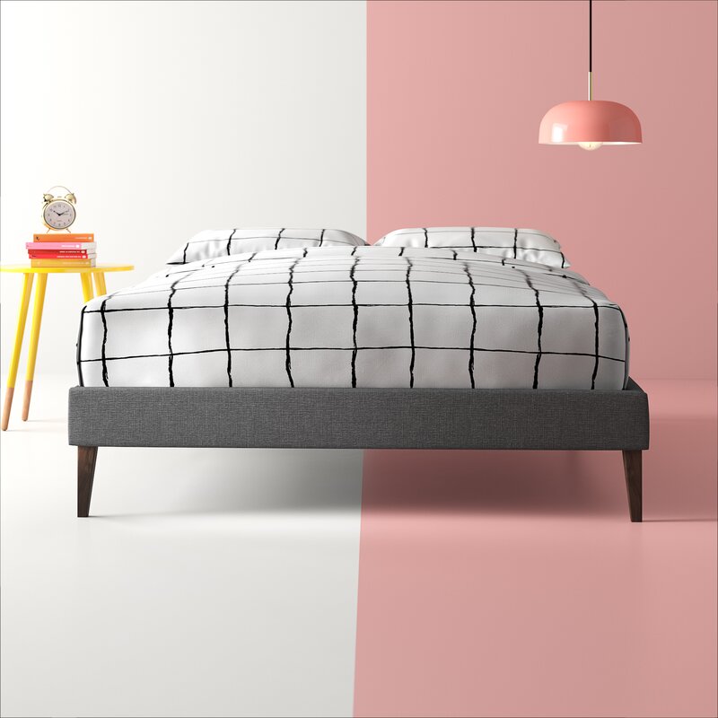 Hashtag Home Vivo Upholstered Low Profile Platform Bed Reviews Wayfair