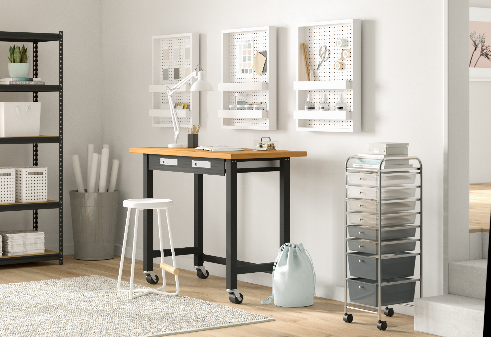 13 Must Have Home Office Organization Ideas With Photos Wayfair Browse 279 photos of home office shelving. home office organization ideas