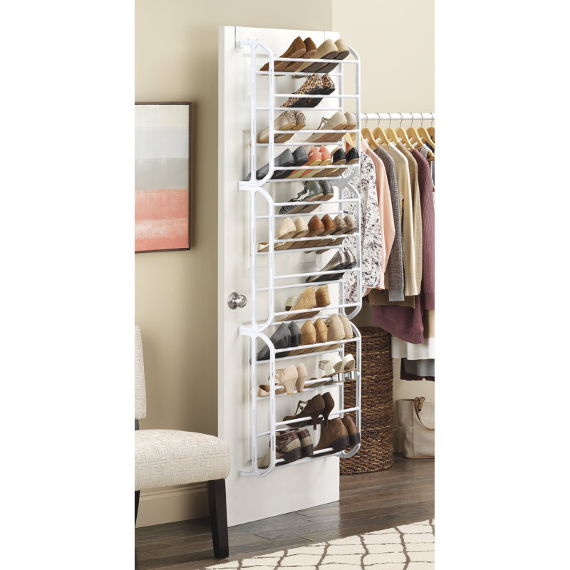 Rebrilliant 36 Pair Overdoor Shoe Organizer Reviews Wayfair