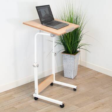 hartman mobile height adjustable computer work station standing desk