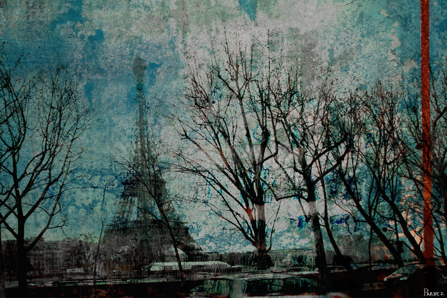 Parveztaj La Tour Eiffel By Parvez Taj Painting Print On Wrapped Canvas Wayfair