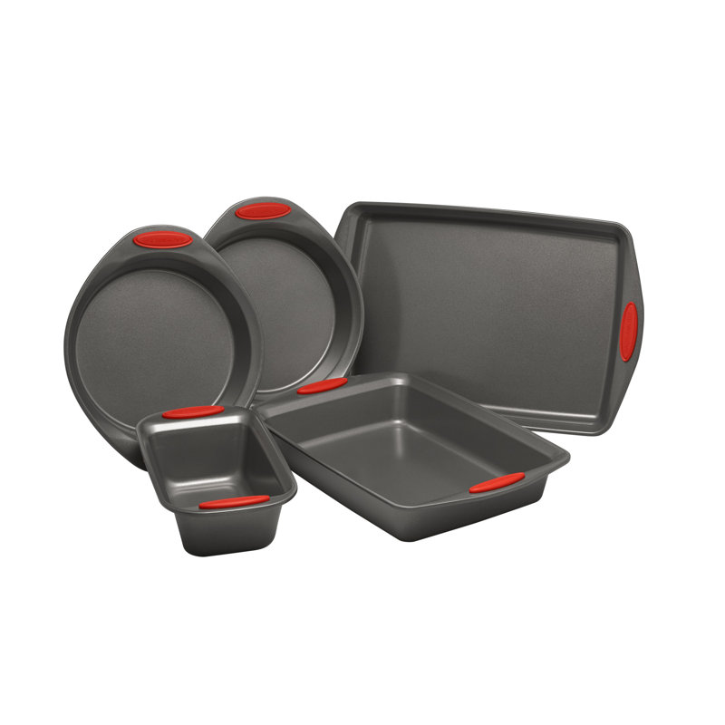 Rachael Ray Yum O 5 Piece Non Stick Steel Bakeware Set Reviews Wayfair