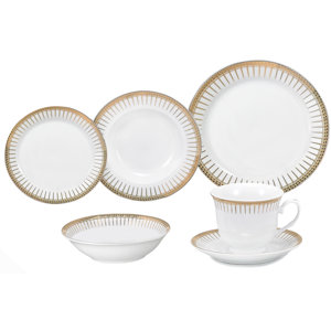 Deakin 24 Piece Dinnerware Set, Service for 4