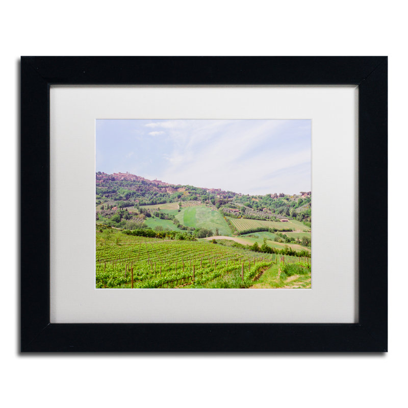 Trademark Art Tuscany Framed Photographic Print On Canvas Wayfair