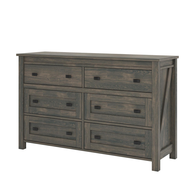 Three Posts Minchinhampton 6 Drawer Double Dresser Reviews Wayfair