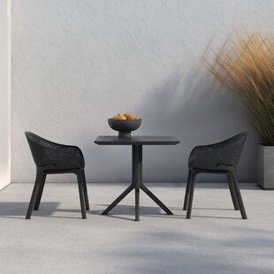 modern bistro table and chairs