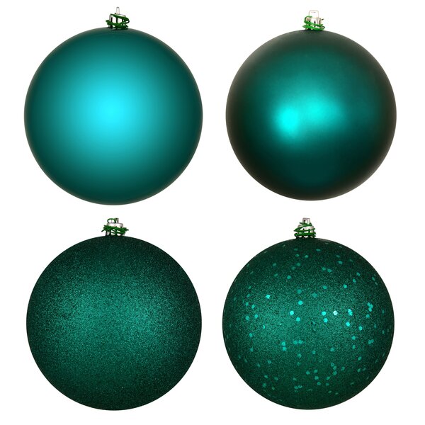 Christmas Tree Decorations Set Of 8 Glitter Hanging Stars Black Silver 