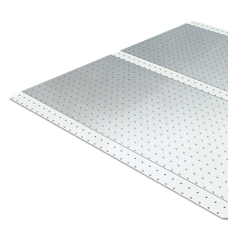 clear plastic door mat
