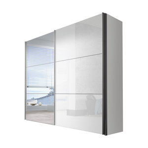 Schwebetürenschrank Solutions Bianco, 216 cm H ..