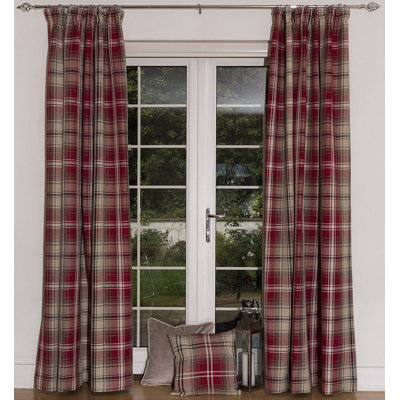 Plaid Amp Check Curtains You Ll Love Wayfair Co Uk