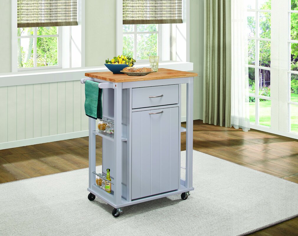 Darby Home Co Kempton Kitchen Cart Reviews Wayfair