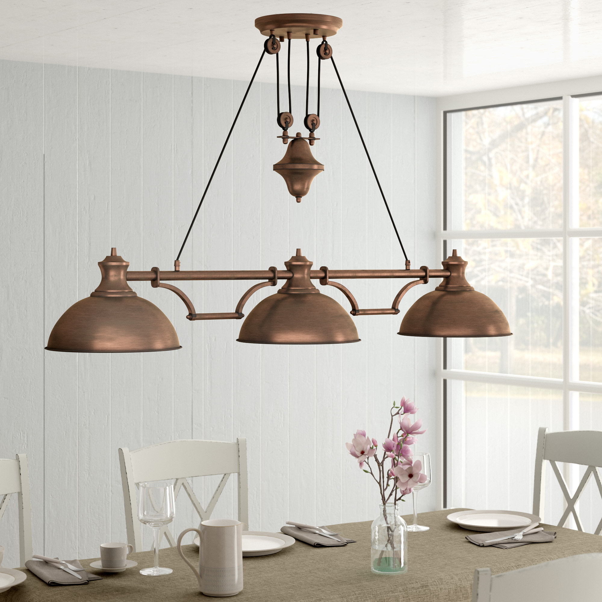 3 light pool table light