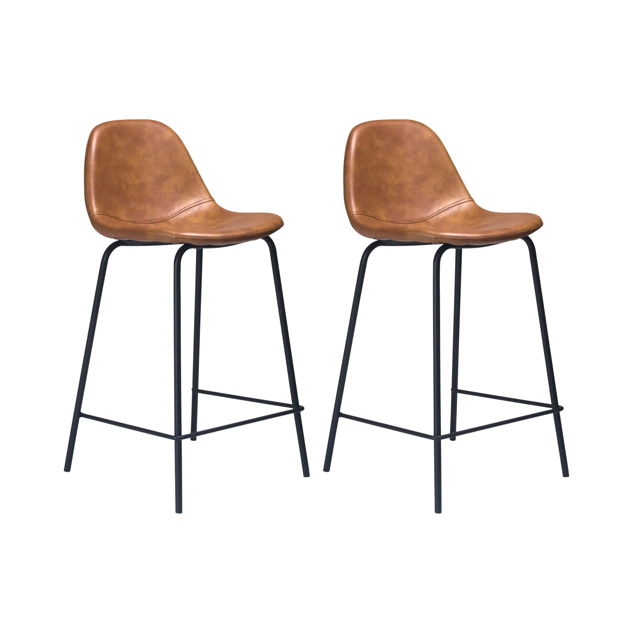 faux leather counter height bar stools