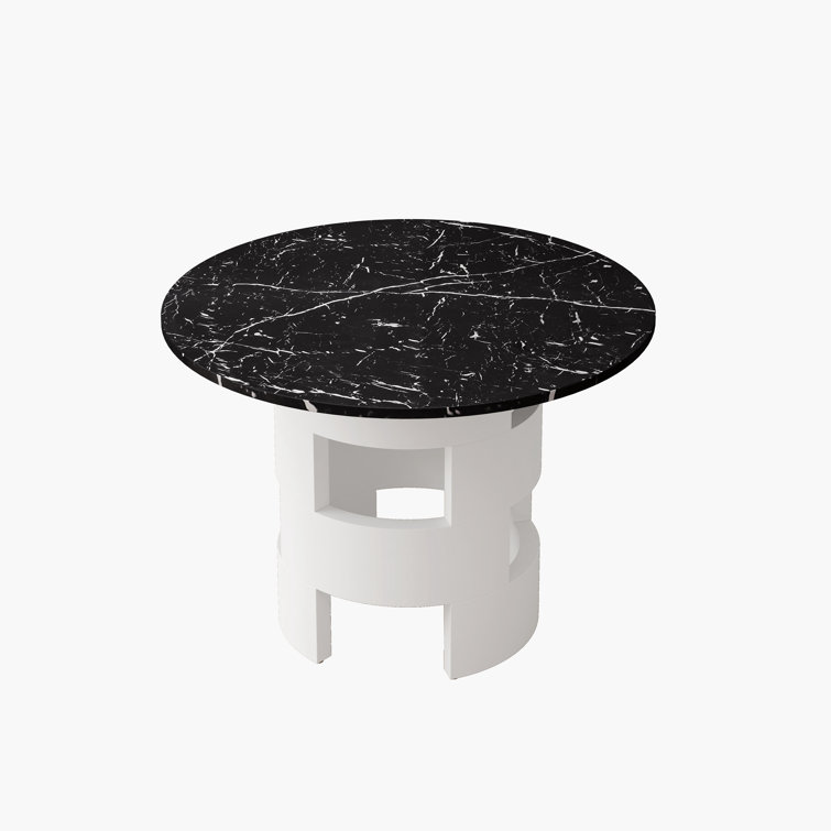 Ivy Bronx Dining With Marble Sticker Table Top | Wayfair