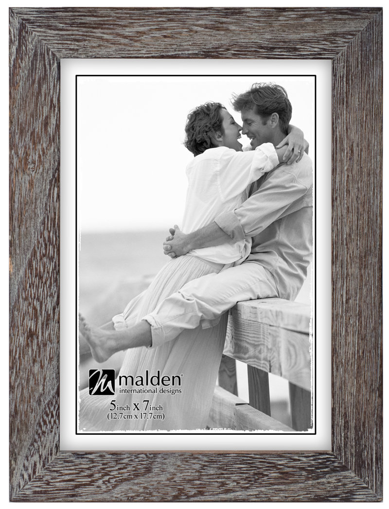 Klimek Gray Ridge Linear Picture Frame Picture Size: 5" x 7"