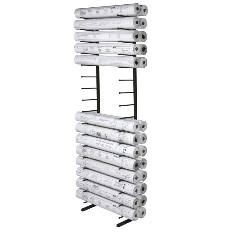 Brookside Design VR165 Vis-I-rack High Capacity Roll File Blueprint ...