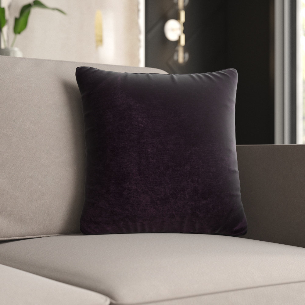 deep purple throw pillows