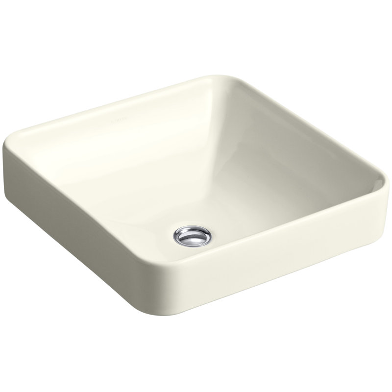 Kohler Vox Ceramic Square Vessel Bathroom Sink with ...