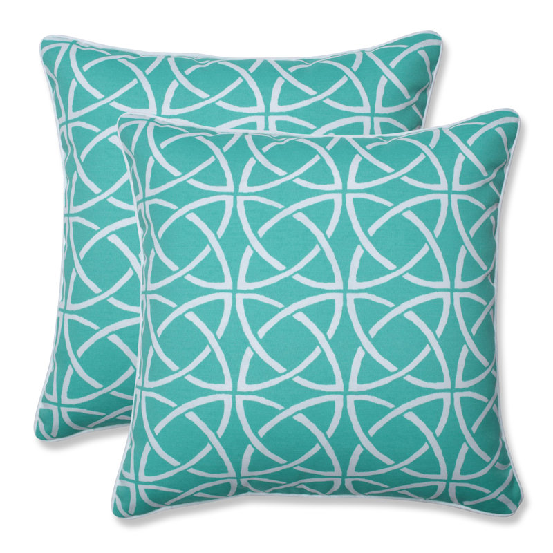 House Of Hampton Nace Indoor Outdoor Tile Throw Pillow Wayfair