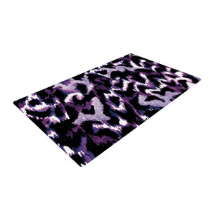 Ebi Emporium Wild at Heart Purple Area Rug