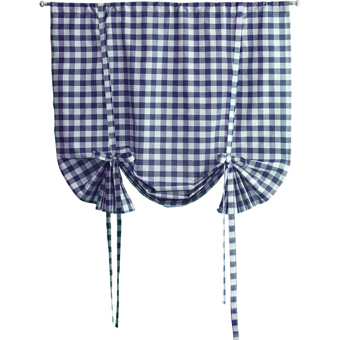 We use premium cotton canvas duck cloth and leather straps. Window Treatments Hardware Buffalo Check Gingham Decorative Tie Up Window Shade 42 X 63 Home Garden Yuki Be