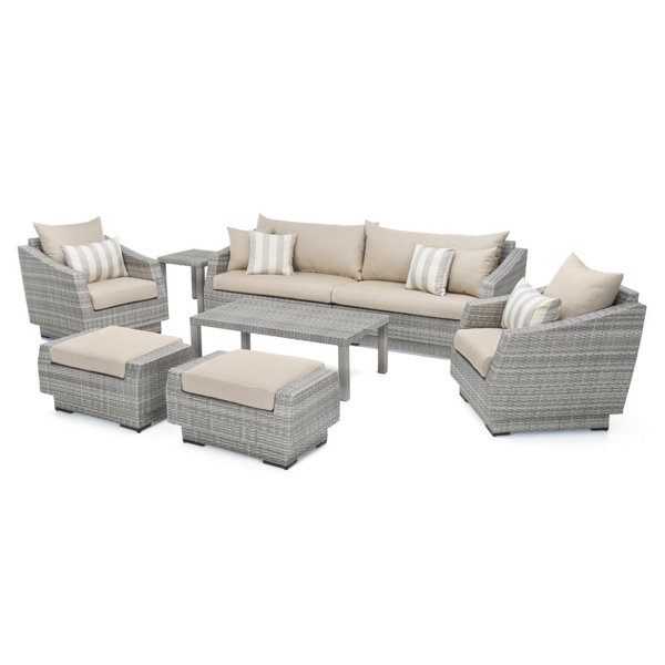Grey Wicker Outdoor Furniture Birch Lane