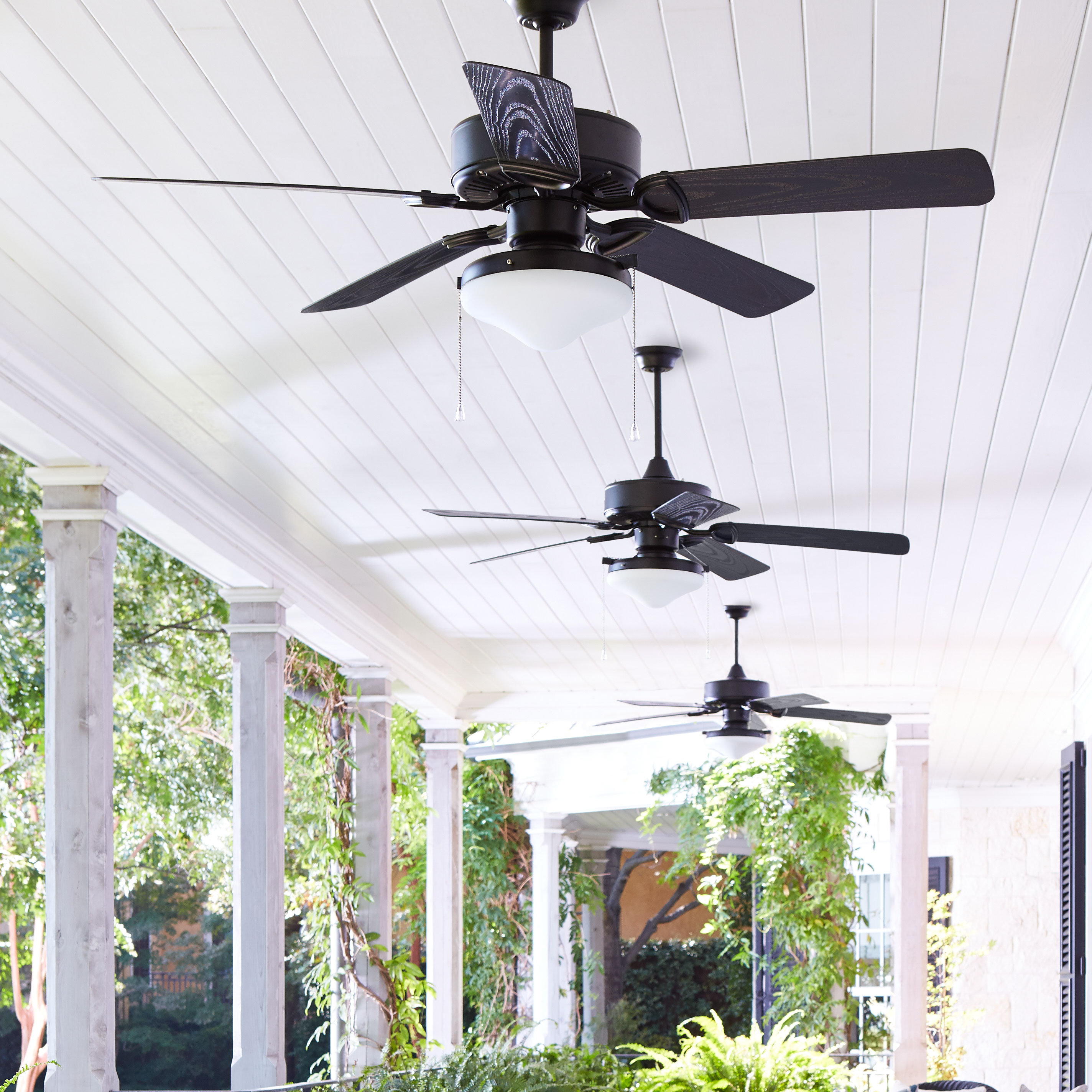 Wayfair | Black Outdoor Ceiling Fans 