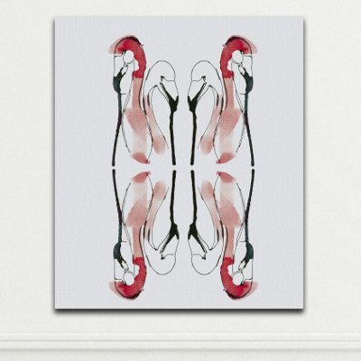 One Bella Casa Flamingos By Judit Garcia Talvera Painting Print On